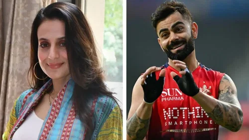 Ameesha Patel and Virat Kohli