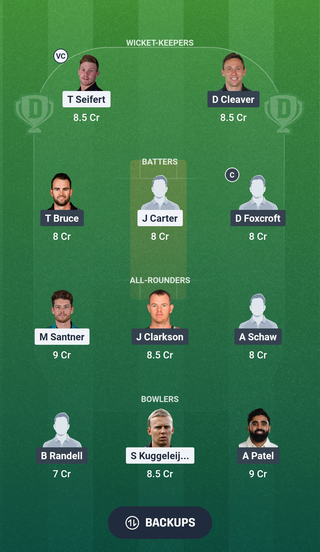 ND vs CS Dream11 Prediction Fantasy Cricket Tips Dream11 Team Super Smash 2026