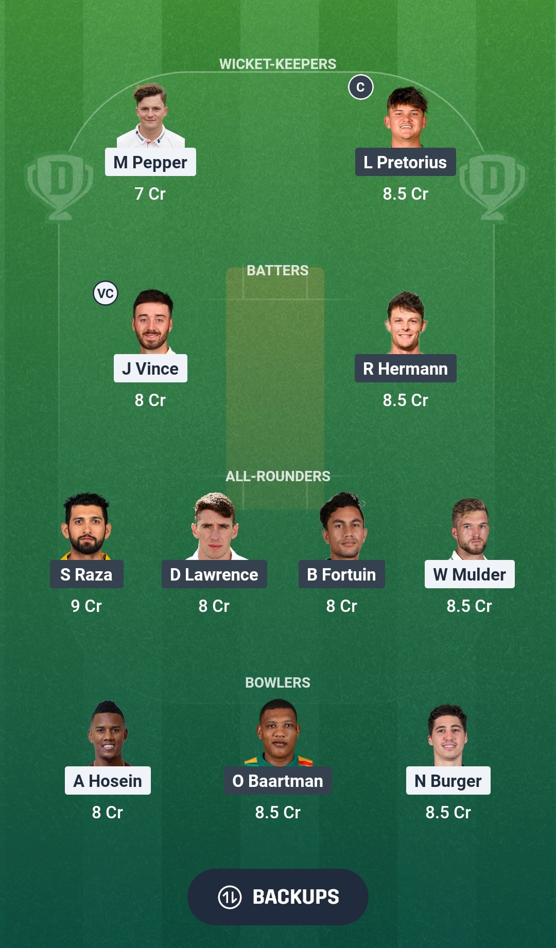 JSK vs PR Dream11 Prediction Fantasy Cricket Tips Dream11 Team SA20 League 2026