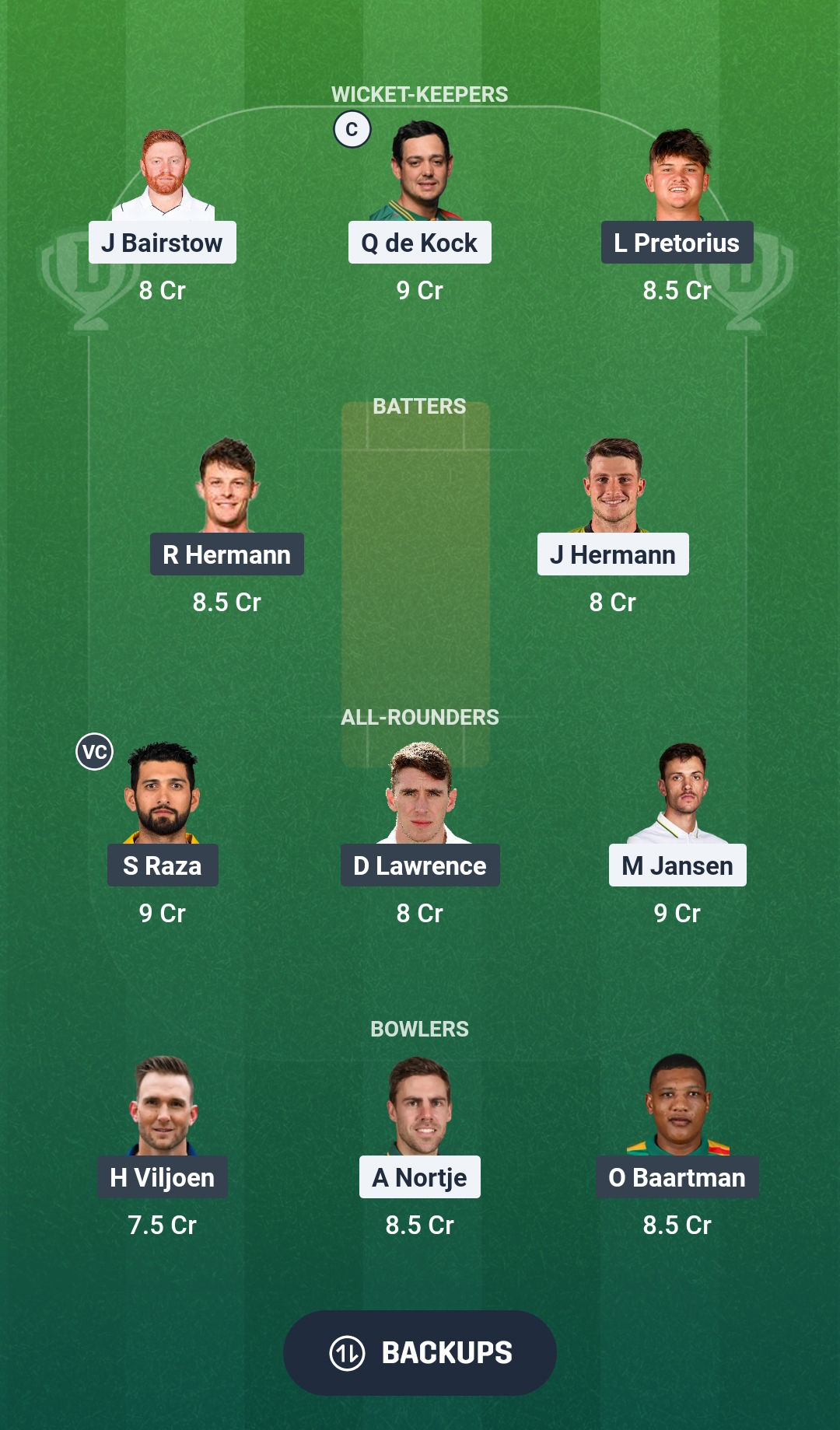 SEC vs PR Dream11 Prediction Fantasy Cricket Tips Dream11 Team SA20 League 2026
