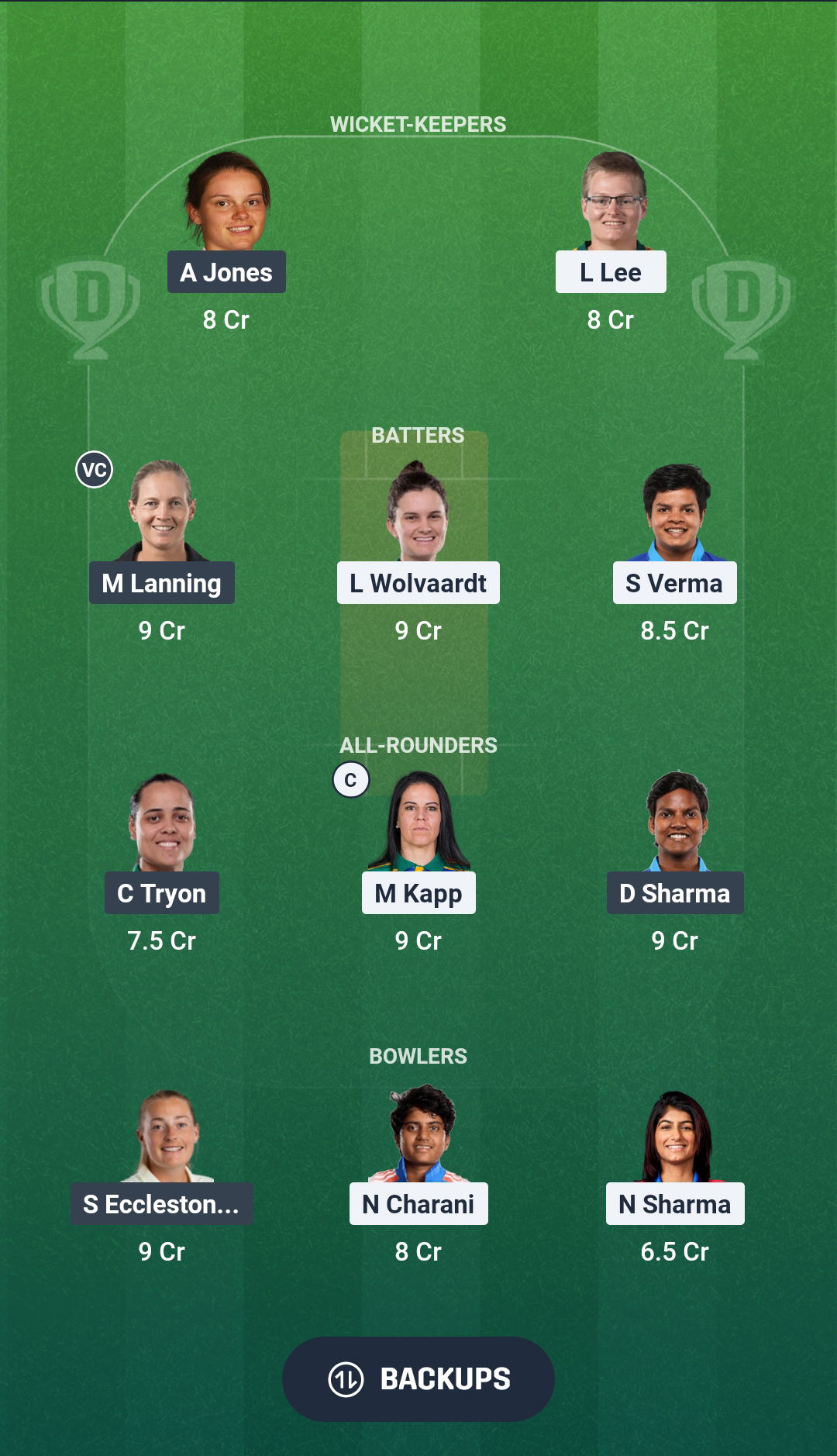DC-W vs UP-W Dream11 Prediction Fantasy Cricket Tips Dream11 Team WPL 2026