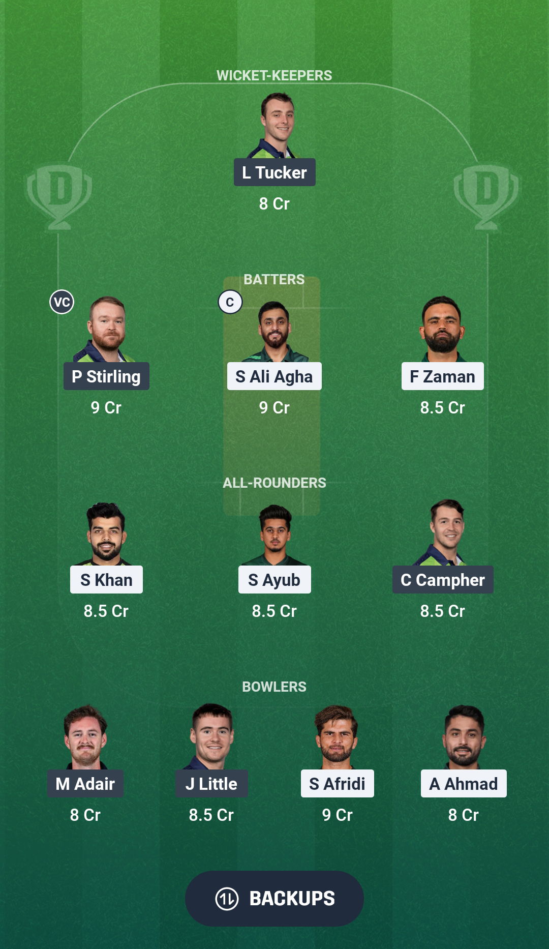 PAK vs IRE Dream11 Prediction Fantasy Cricket Tips Dream11 Team ICC T20 World Cup 2026 Warm-up