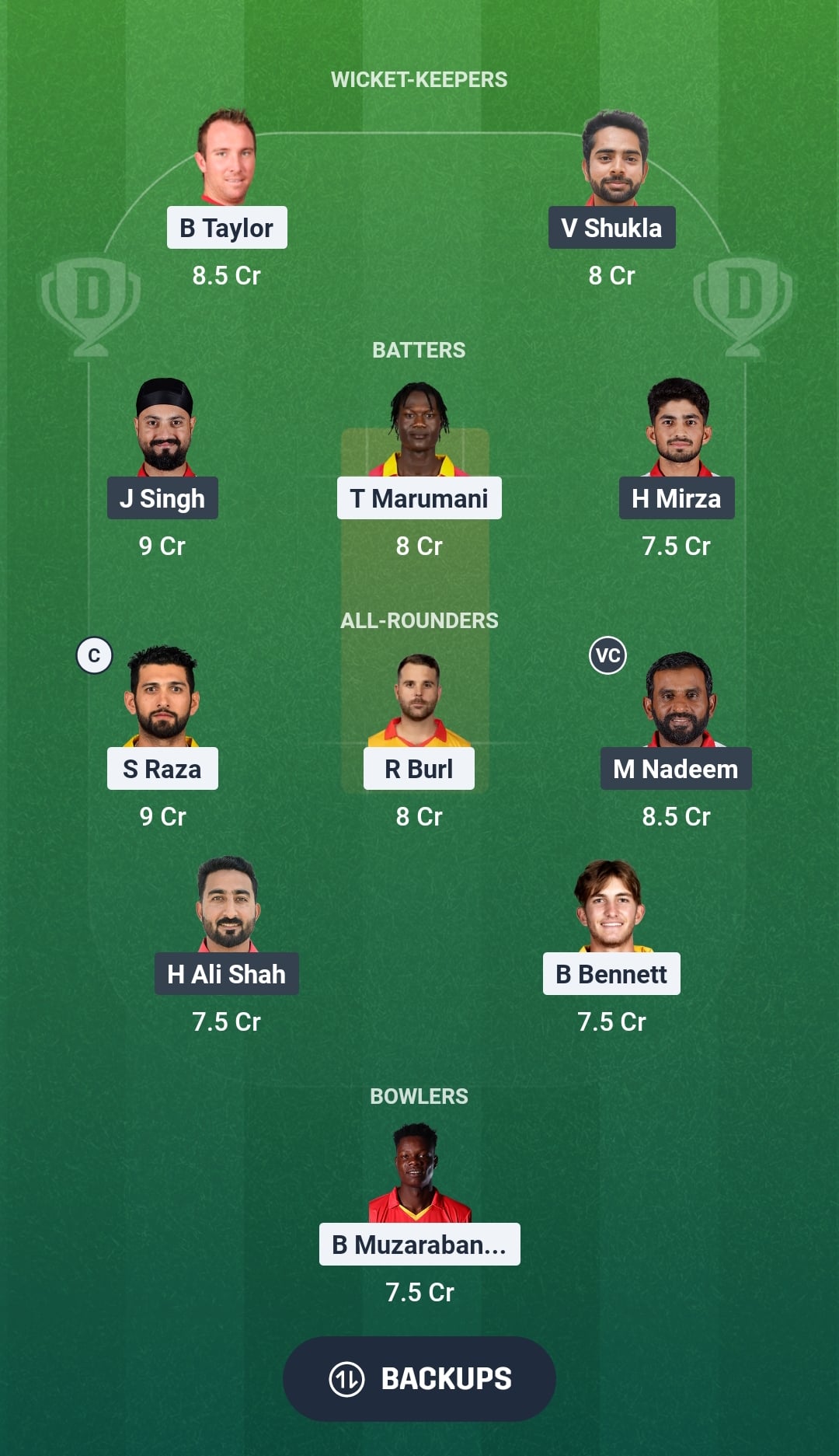ZIM vs OMN Dream11 Prediction Fantasy Cricket Tips Dream11 Team ICC T20 World Cup 2026 Warm-up