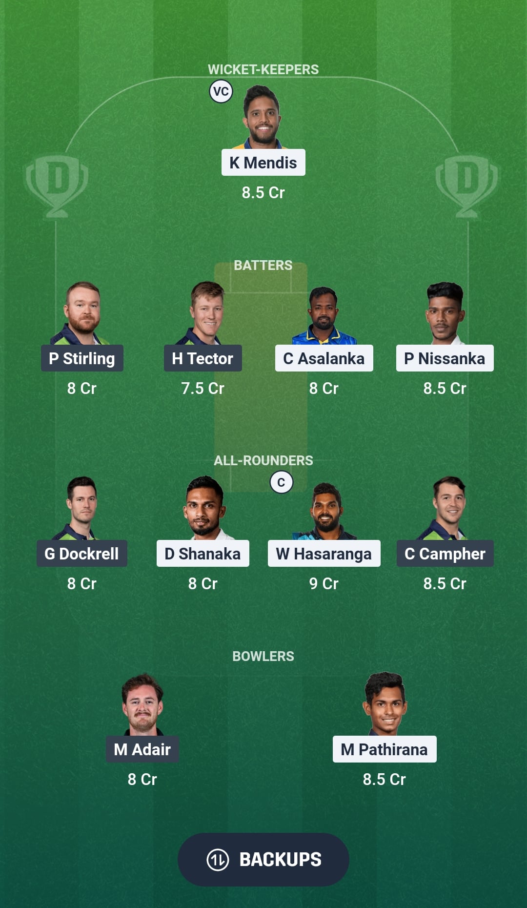 SL vs IRE Dream11 Prediction Fantasy Cricket Tips Dream11 Team ICC T20 World Cup 2026