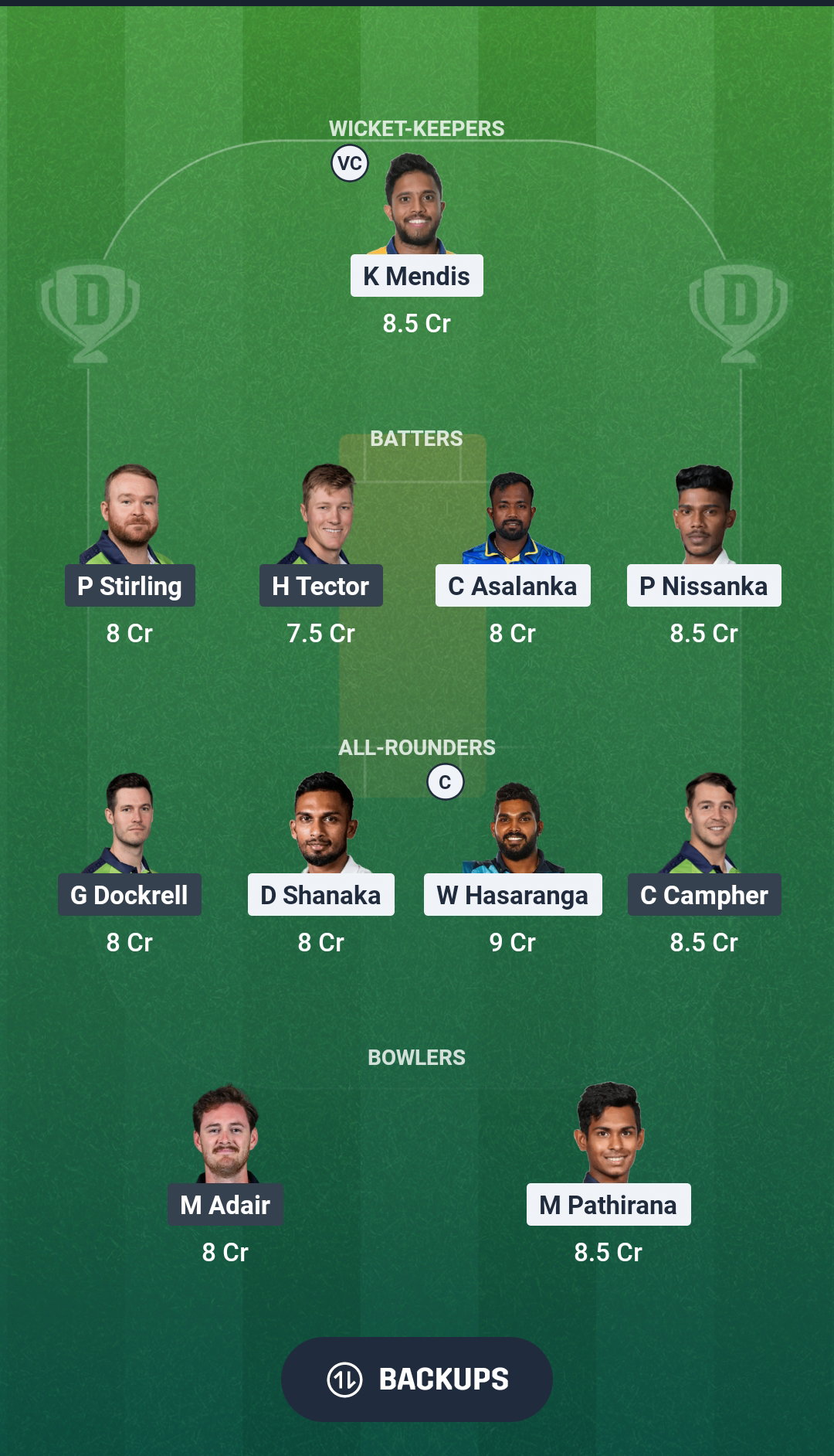 SL vs IRE Dream11 Prediction Fantasy Cricket Tips Dream11 Team ICC T20 World Cup 2026