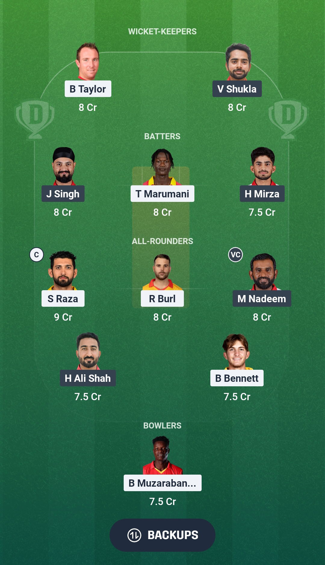 ZIM vs OMN Dream11 Prediction Fantasy Cricket Tips Dream11 Team ICC T20 World Cup 2026
