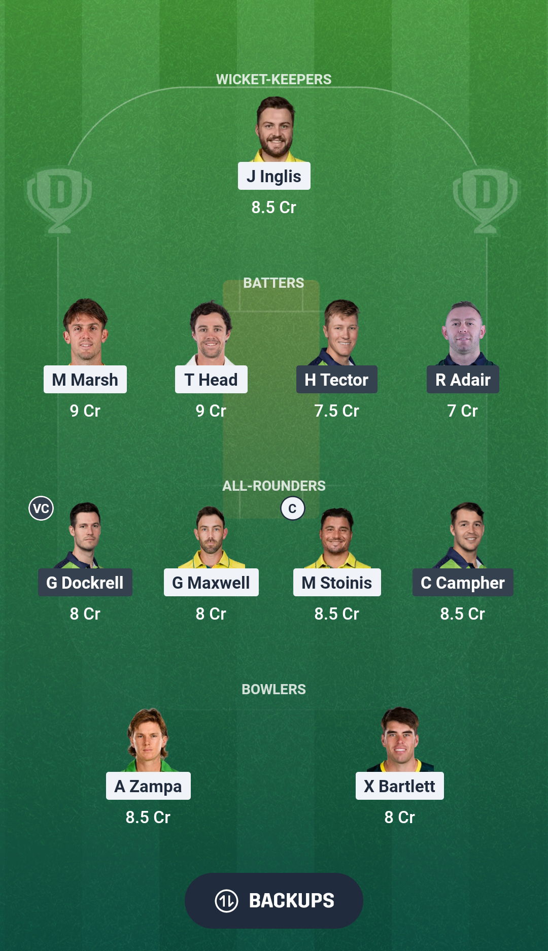 AUS vs IRE Dream11 Prediction Fantasy Cricket Tips Dream11 Team ICC T20 World Cup 2026