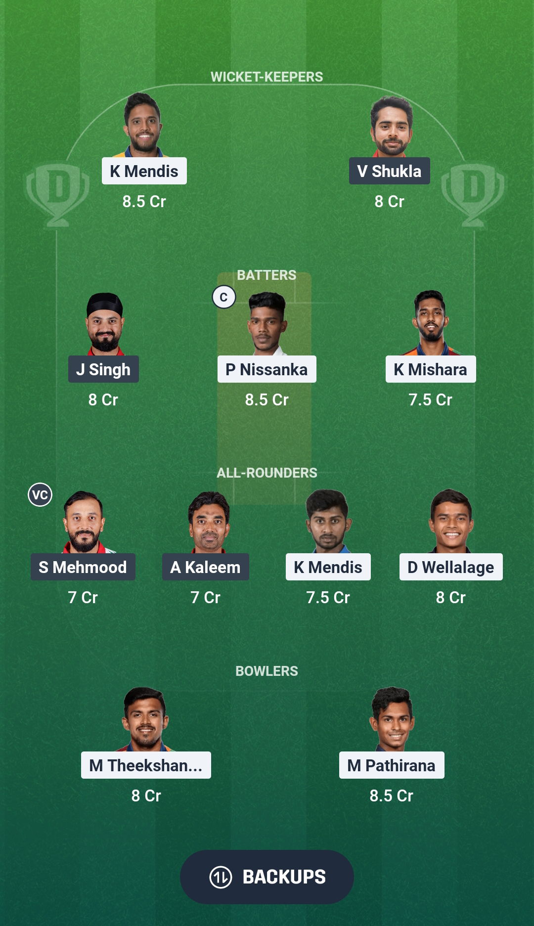 SL vs OMN Dream11 Prediction Fantasy Cricket Tips Dream11 Team ICC T20 World Cup 2026