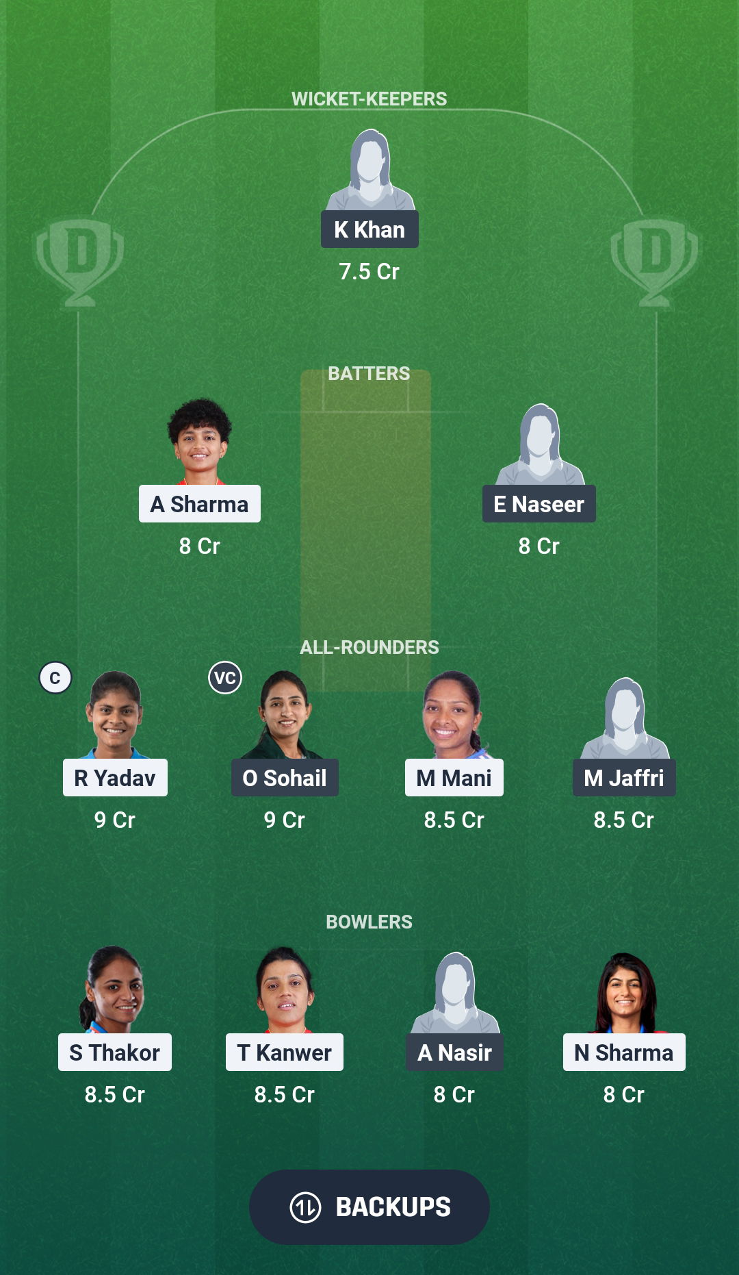 IN-A-W vs PK-W-A Dream11 Prediction Fantasy Cricket Tips Dream11 Team Women's Asia Cup Rising Stars 2026