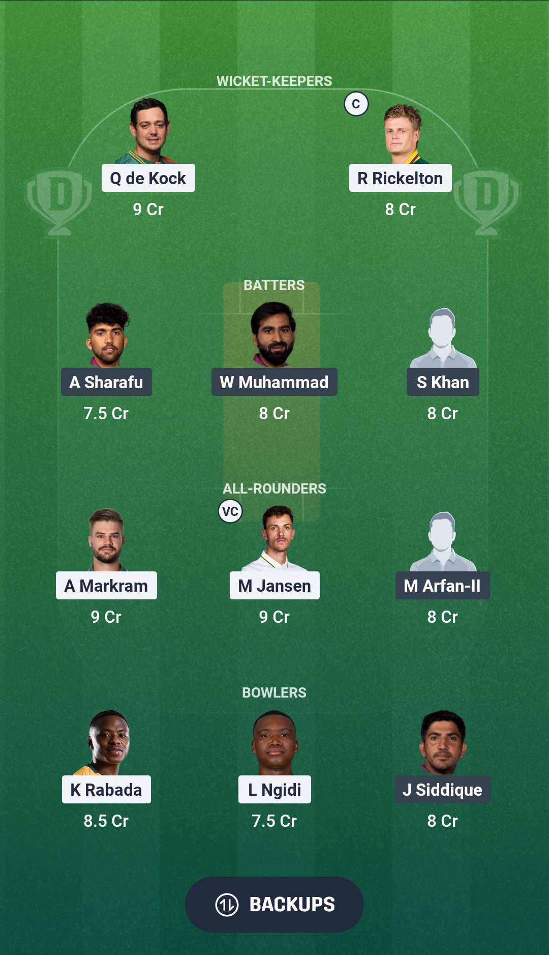 SA vs UAE Dream11 Prediction Fantasy Cricket Tips Dream11 Team ICC T20 World Cup 2026