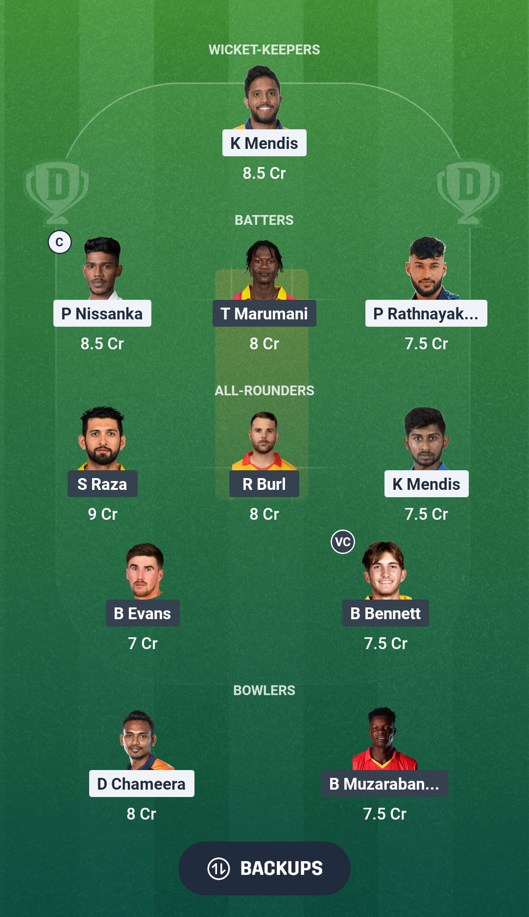 SL vs ZIM Dream11 Prediction Fantasy Cricket Tips Dream11 Team ICC T20 World Cup 2026