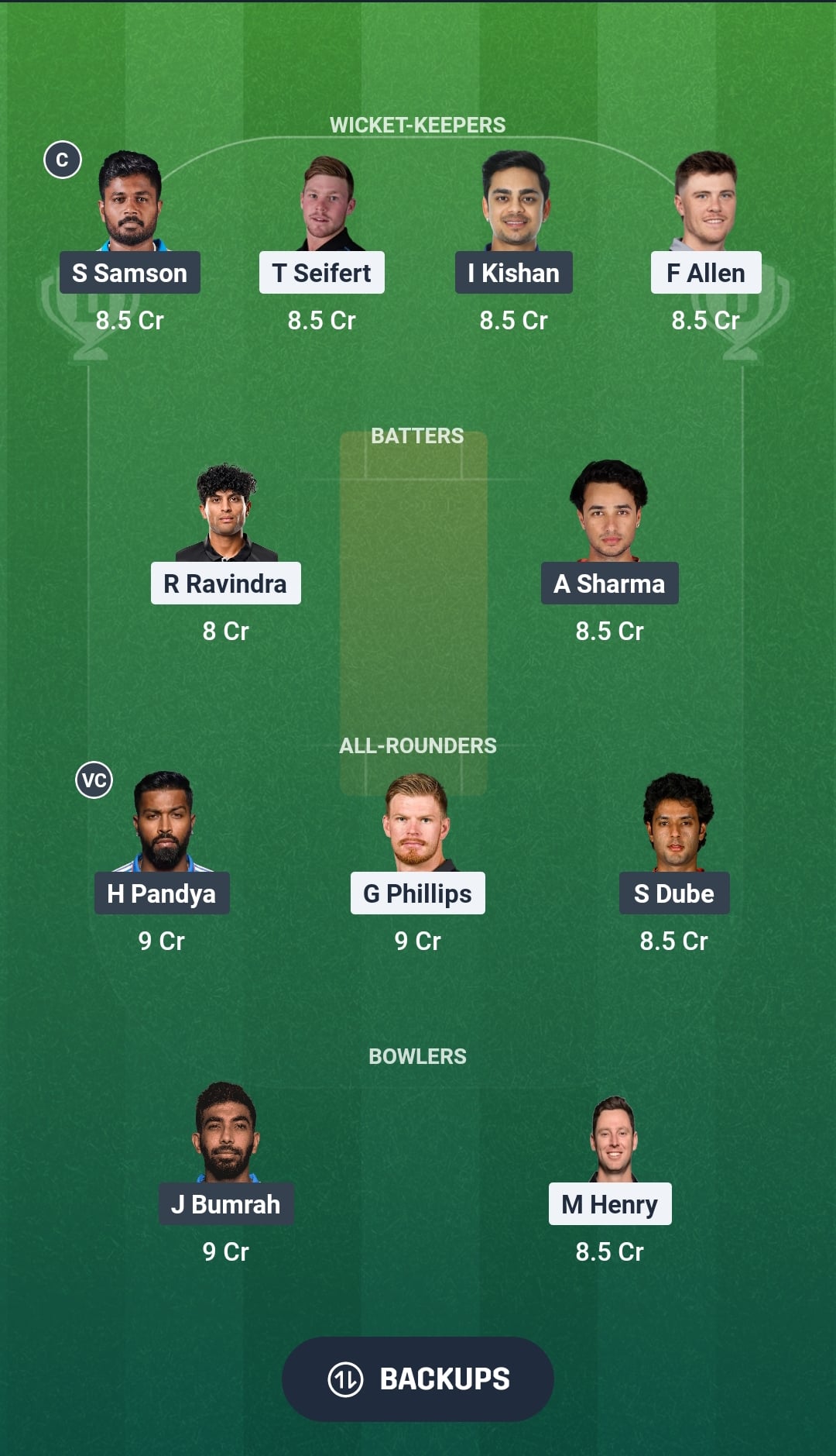 IND vs NZ Dream11 Prediction Fantasy Cricket Tips Dream11 Team ICC T20 World Cup 2026