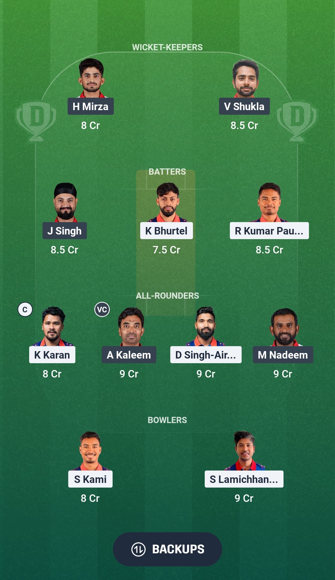 NEP vs OMN Dream11 Prediction Fantasy Cricket Tips Dream11 Team ICC CWC League 2 ODI 2026