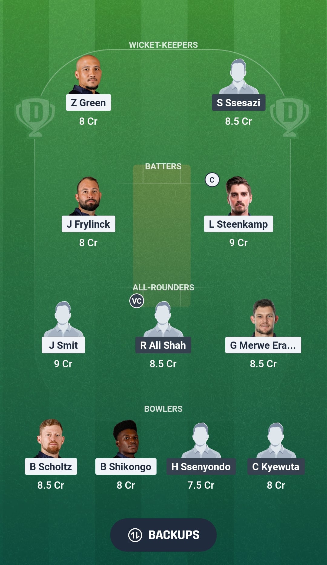 NAM vs UGA Dream11 Prediction Fantasy Cricket Tips Dream11 Team Uganda Tour of Namibia 2026