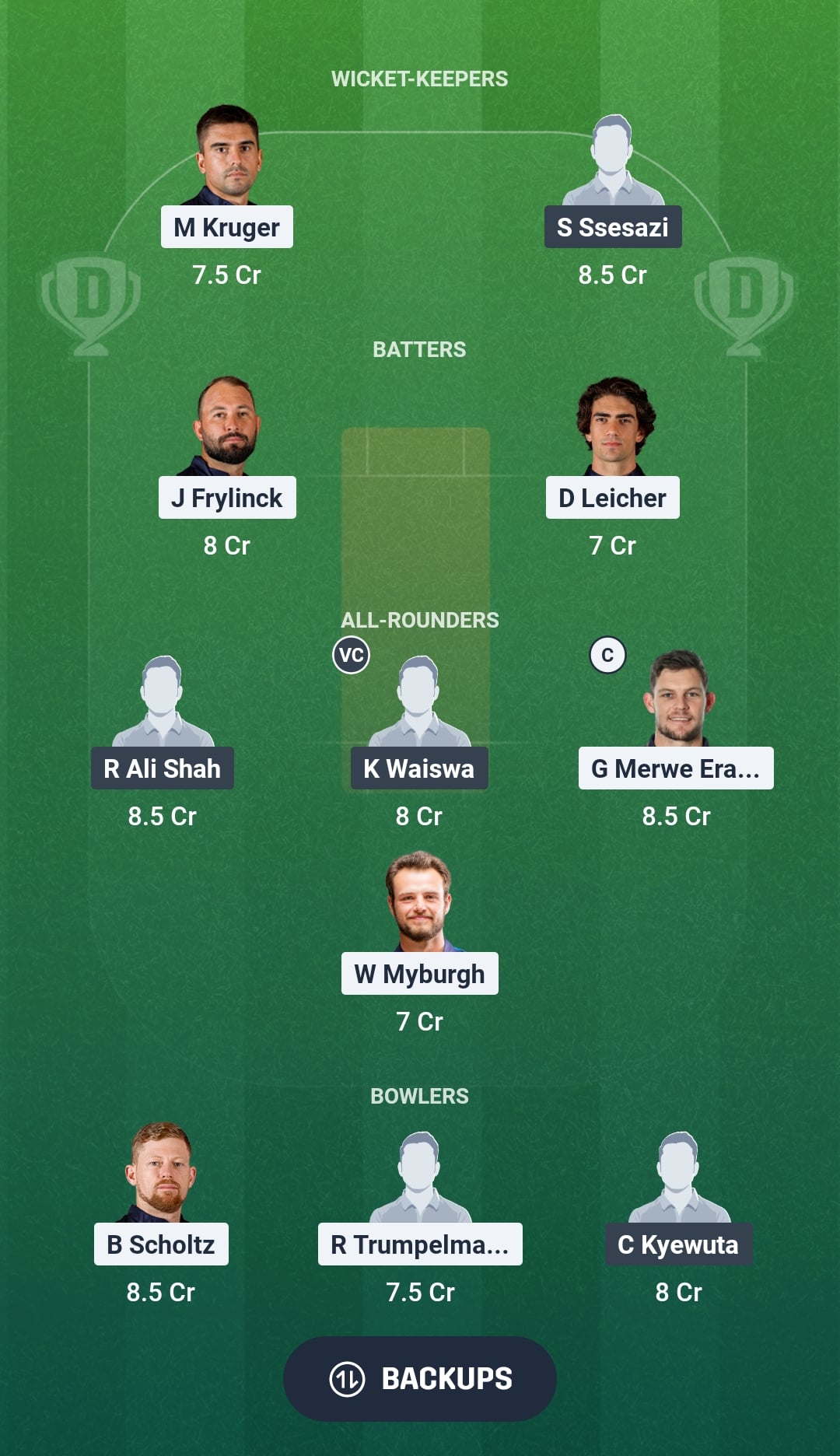 NAM vs UGA Dream11 Prediction Fantasy Cricket Tips Dream11 Team Uganda Tour of Namibia 2026