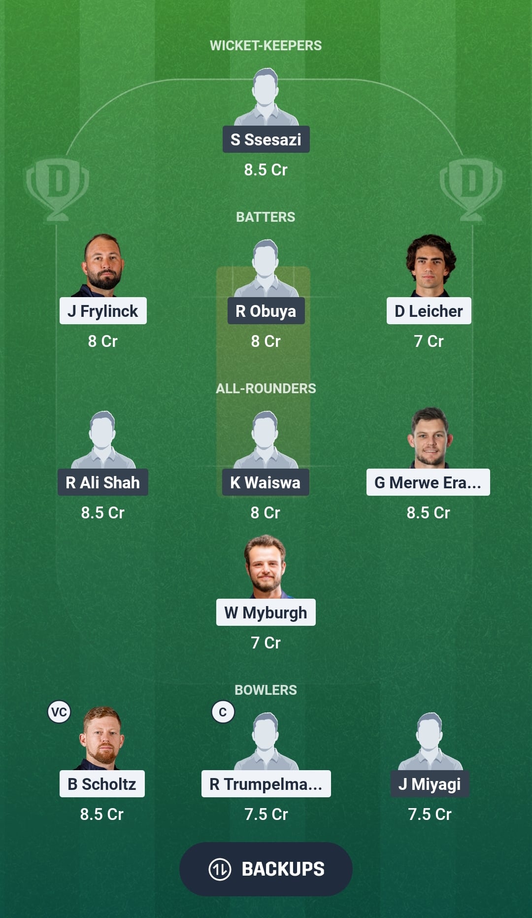 NAM vs UGA Dream11 Prediction Fantasy Cricket Tips Dream11 Team Uganda Tour of Namibia 2026