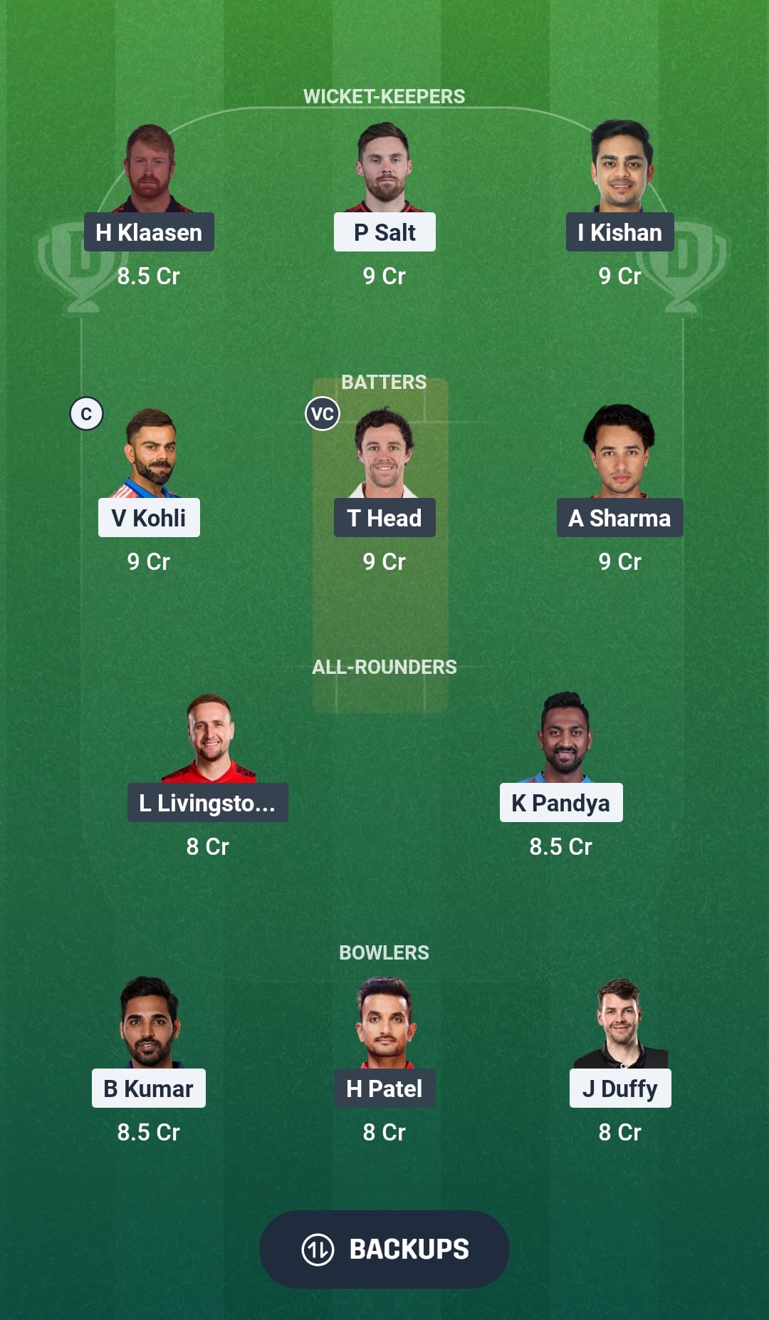 1000843269 RCB vs SRH Dream11 Prediction Fantasy Cricket Tips Dream11 Team IPL 2026