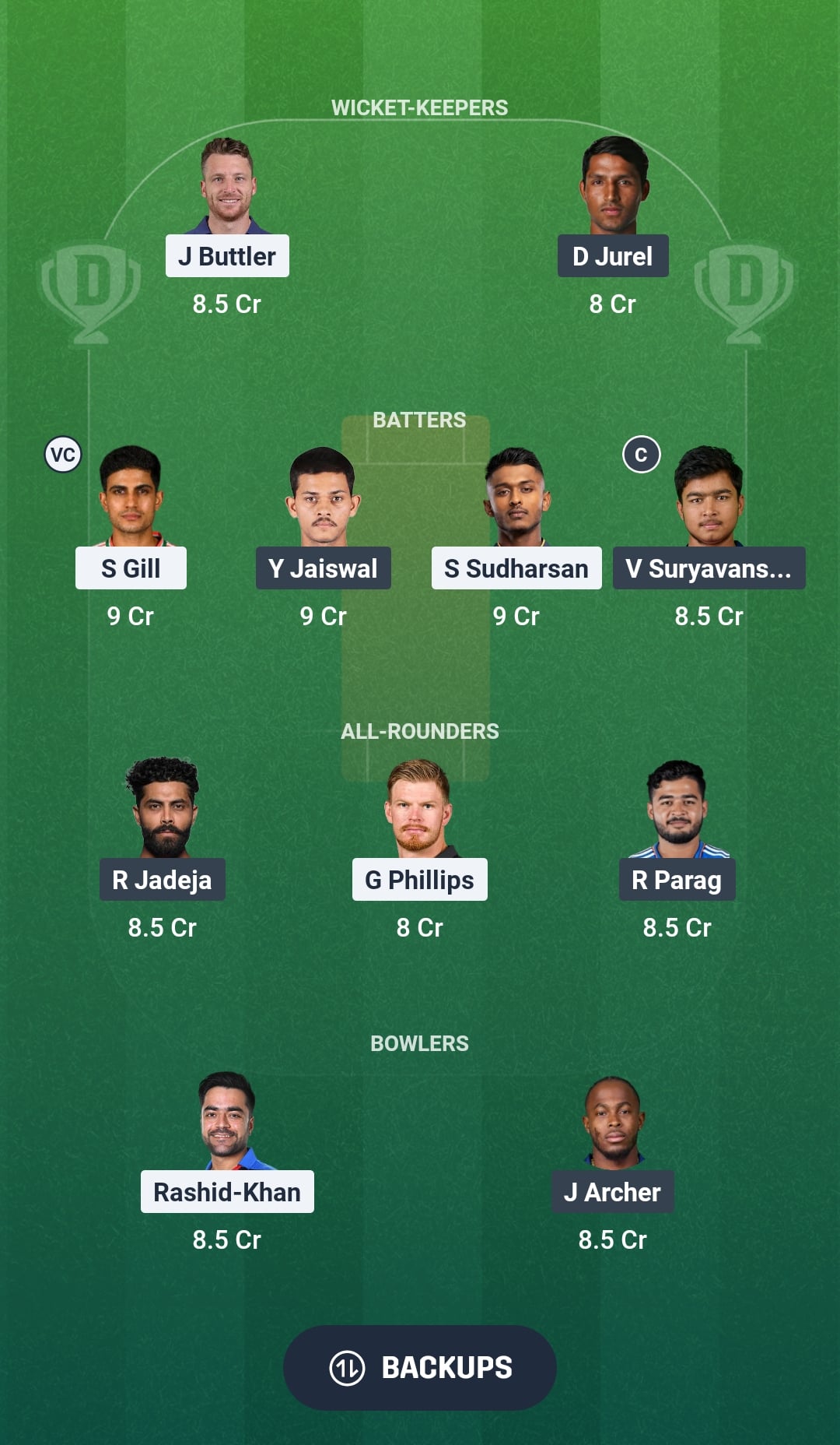 1000846344 GT vs RR Dream11 Prediction Fantasy Cricket Tips Dream11 Team IPL 2026