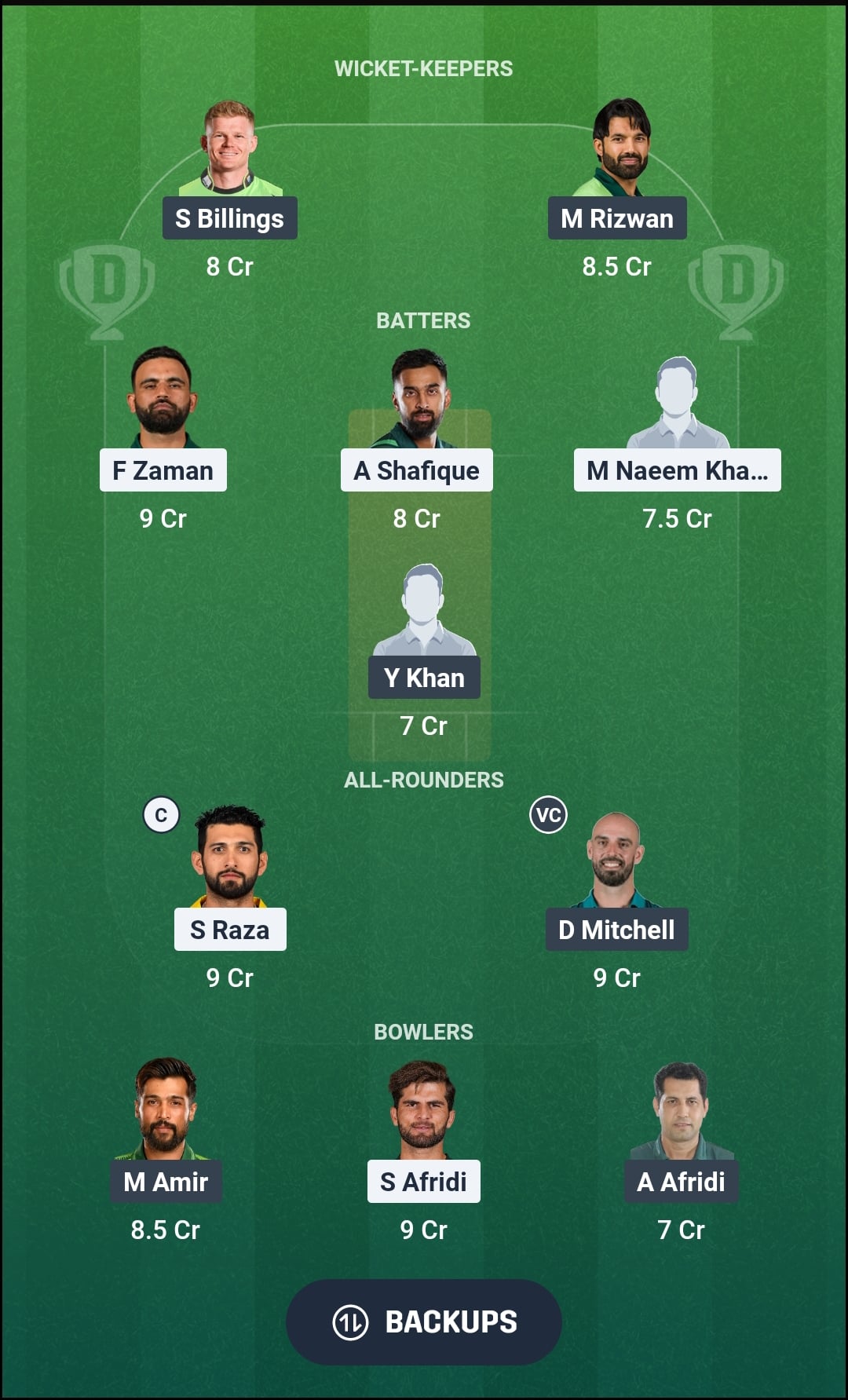 LAH vs RAP Dream11 Prediction Fantasy Cricket Tips Dream11 Team PSL 2026