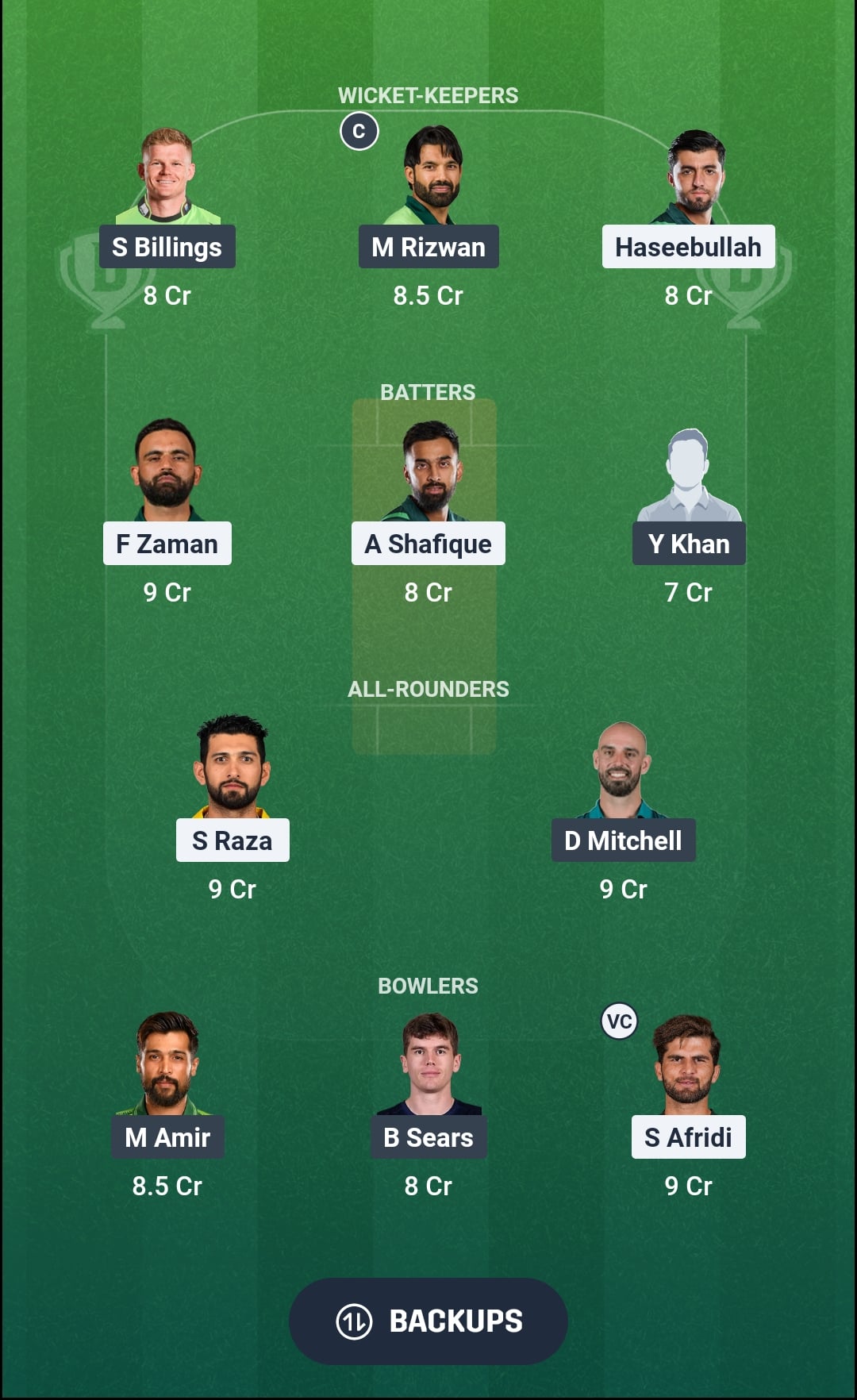 LAH vs RAP Dream11 Prediction Fantasy Cricket Tips Dream11 Team PSL 2026
