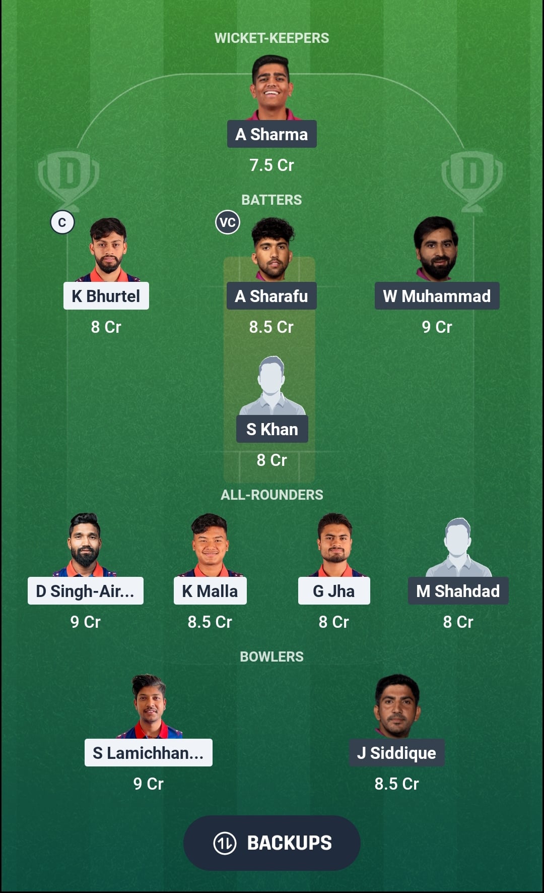 NEP vs UAE Dream11 Prediction Fantasy Cricket Tips Dream11 Team United Arab Emirates Tour of Nepal 2026