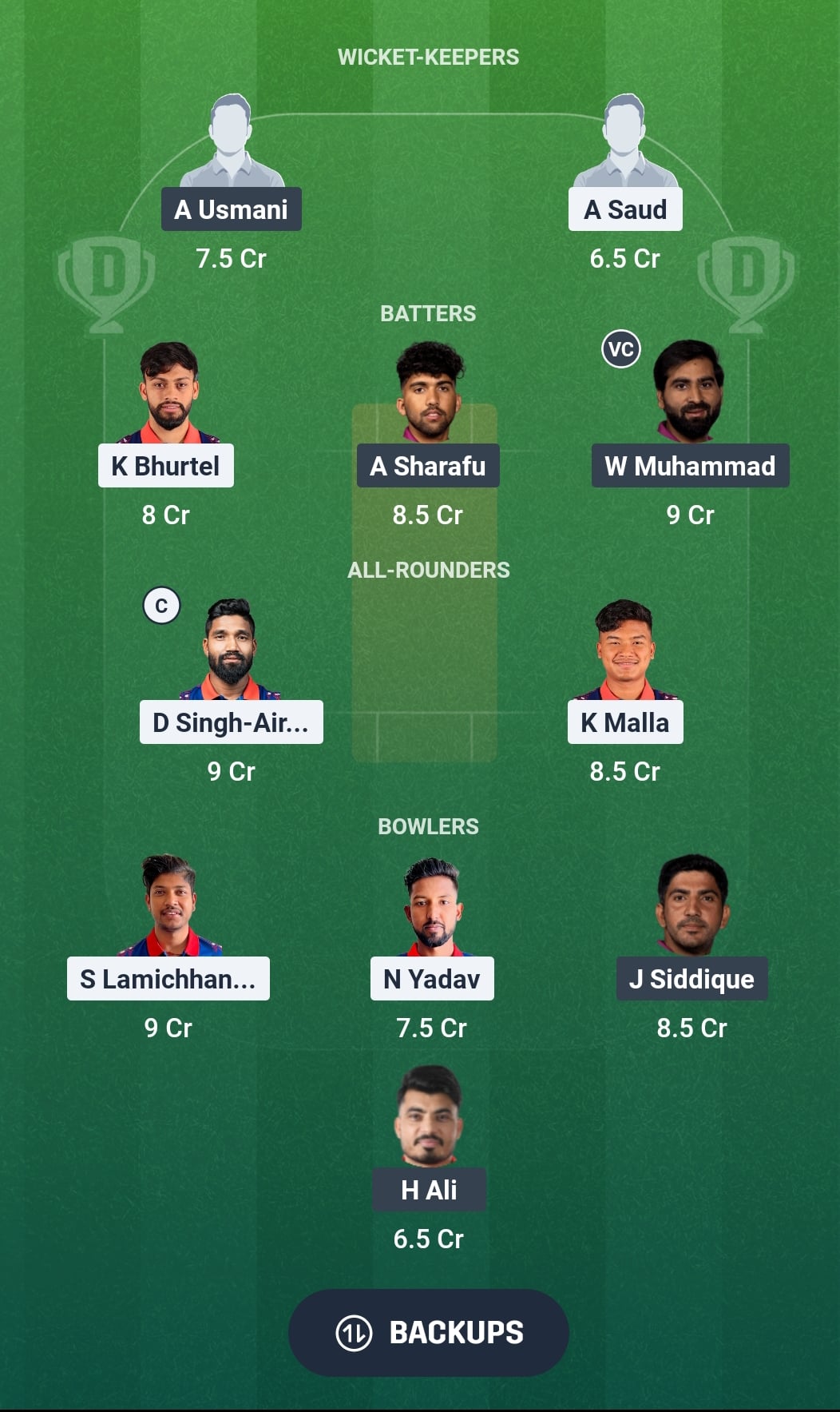 NEP vs UAE Dream11 Prediction Fantasy Cricket Tips Dream11 Team United Arab Emirates Tour of Nepal 2026