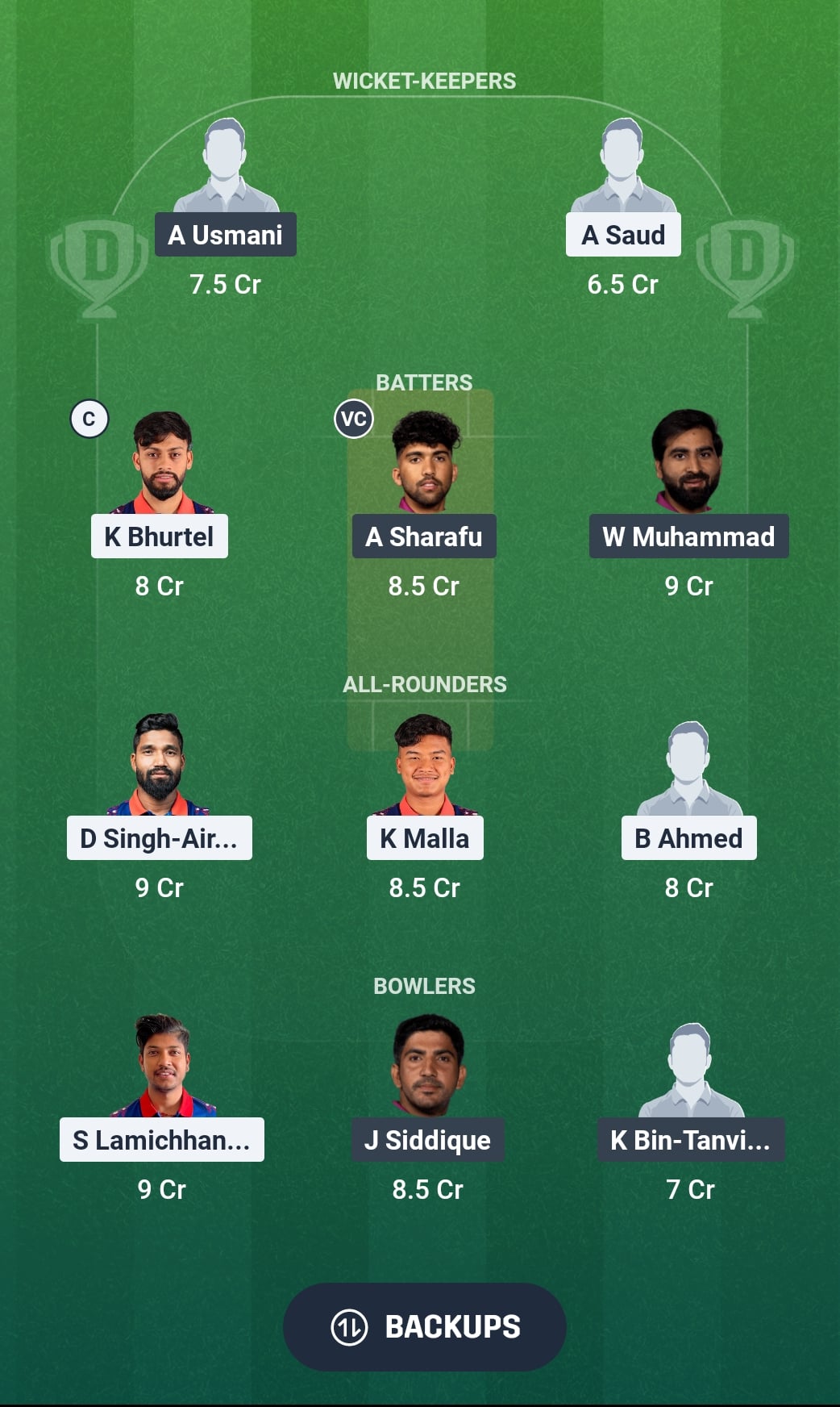 NEP vs UAE Dream11 Prediction Fantasy Cricket Tips Dream11 Team United Arab Emirates Tour of Nepal 2026
