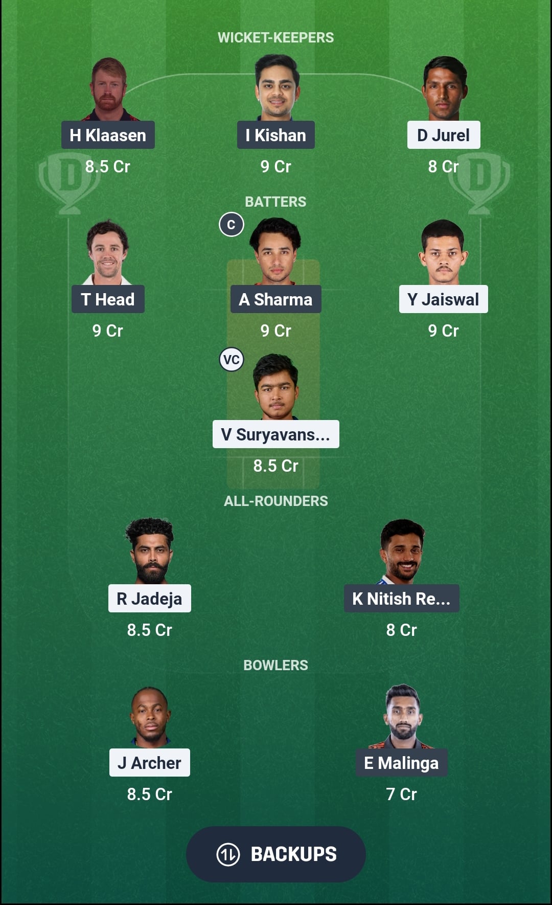 RR vs SRH Dream11 Prediction Fantasy Cricket Tips Dream11 Team IPL 2026