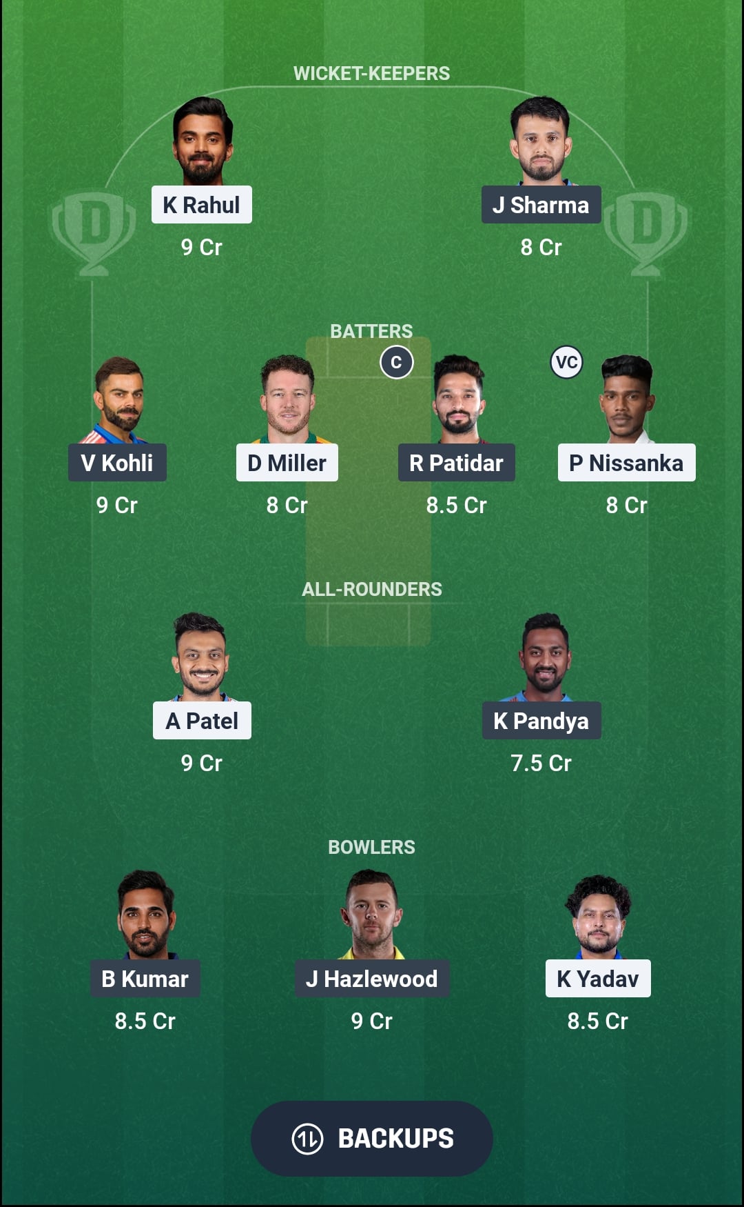 DC vs RCB Dream11 Prediction Fantasy Cricket Tips Dream11 Team IPL 2026