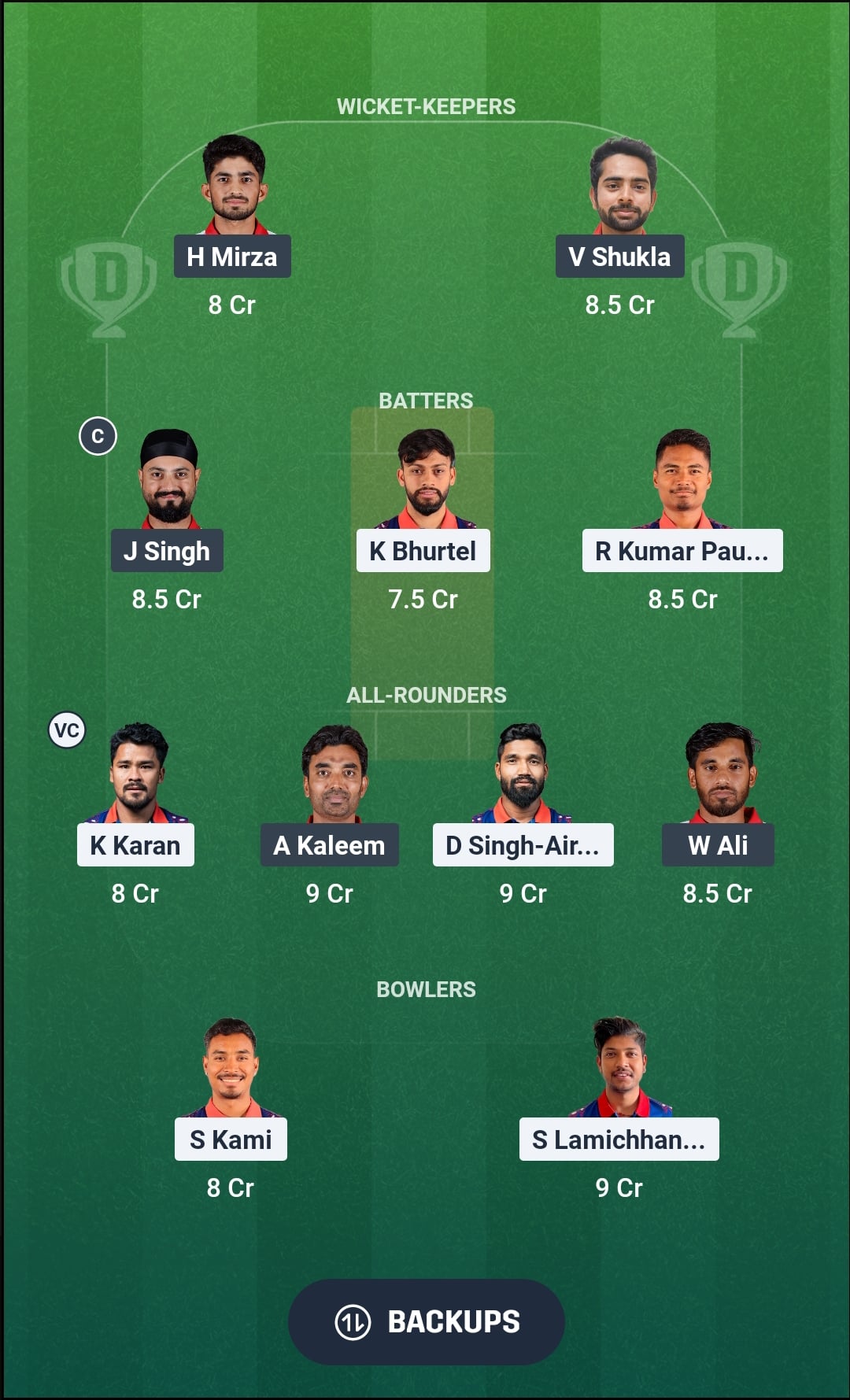 NEP vs OMN Dream11 Prediction Fantasy Cricket Tips Dream11 Team ICC CWC League 2 ODI 2026
