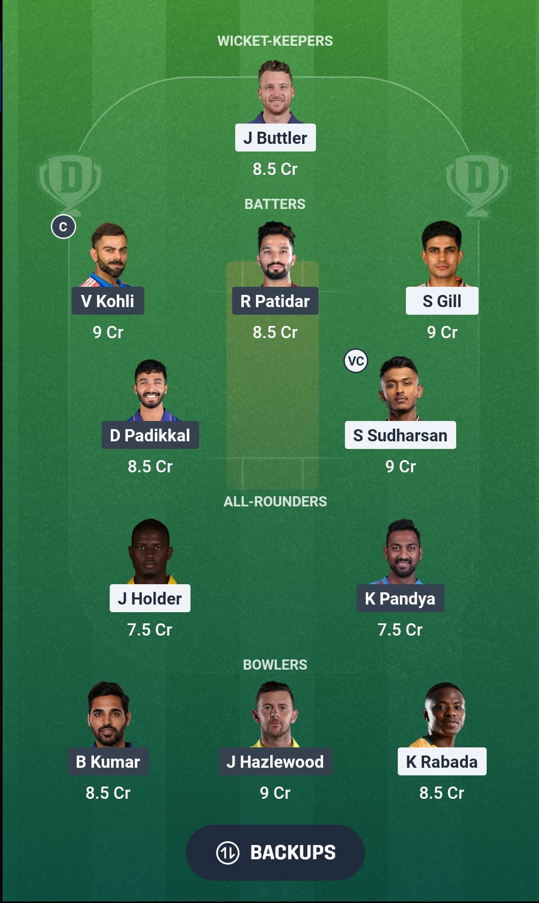 GT vs RCB Dream11 Prediction Fantasy Cricket Tips Dream11 Team IPL 2026