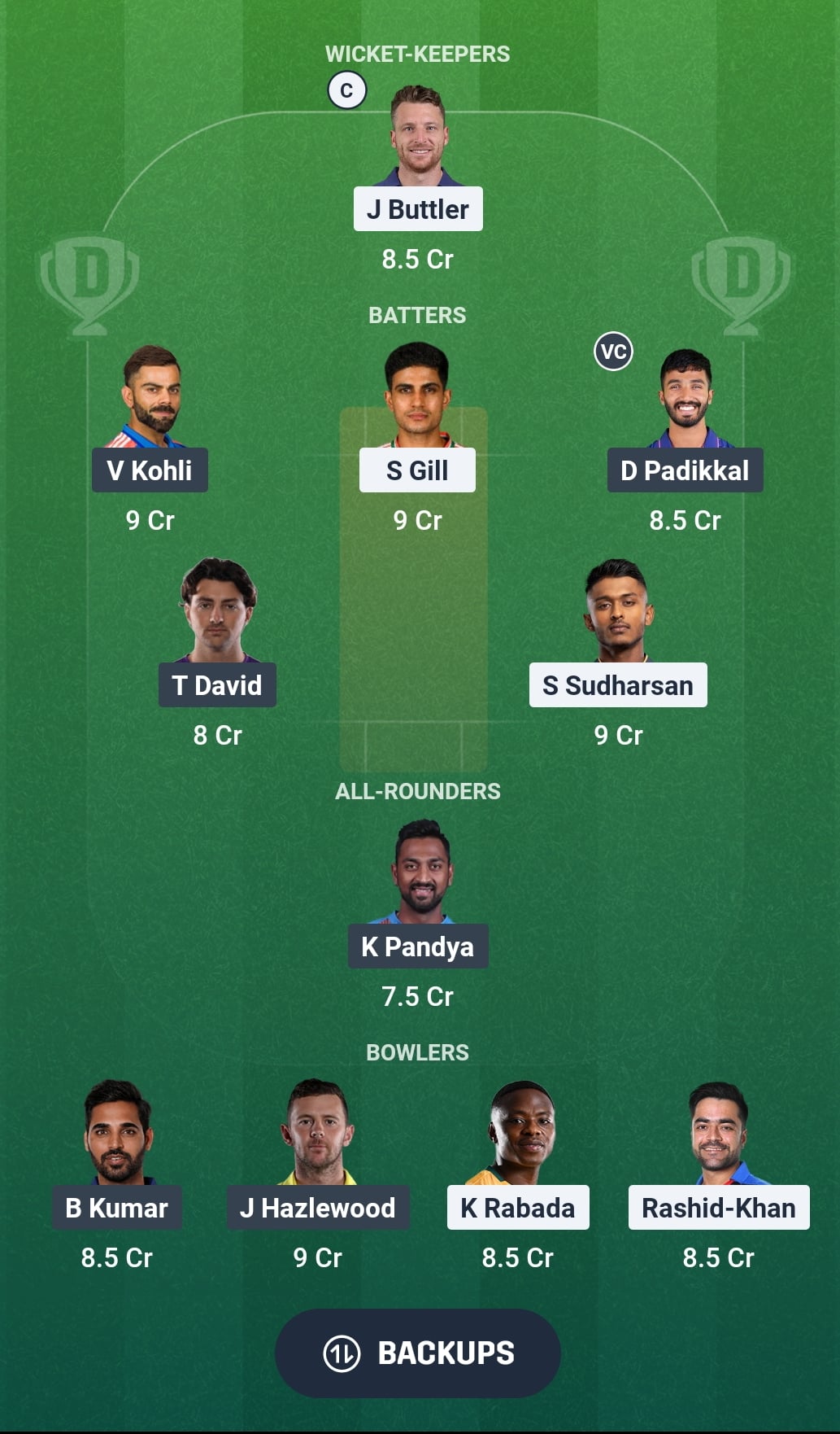 GT vs RCB Dream11 Prediction Fantasy Cricket Tips Dream11 Team IPL 2026