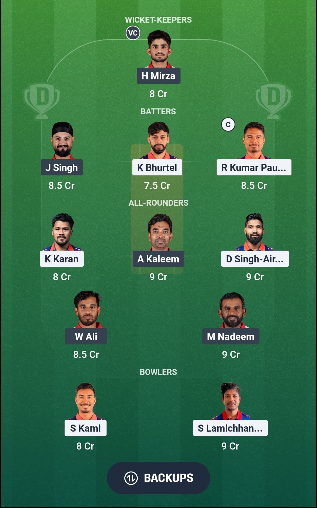 NEP vs OMN Dream11 Prediction Fantasy Cricket Tips Dream11 Team ICC CWC League 2 ODI 2026