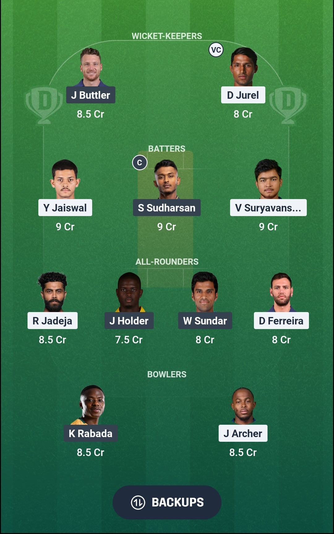 RR vs GT Dream11 Prediction Fantasy Cricket Tips Dream11 Team IPL 2026