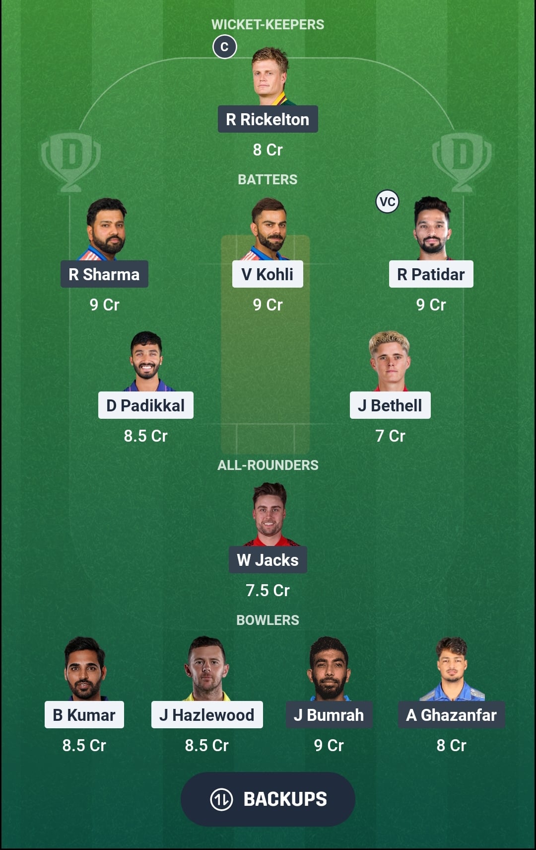RCB vs MI Dream11 Prediction Fantasy Cricket Tips Dream11 Team IPL 2026