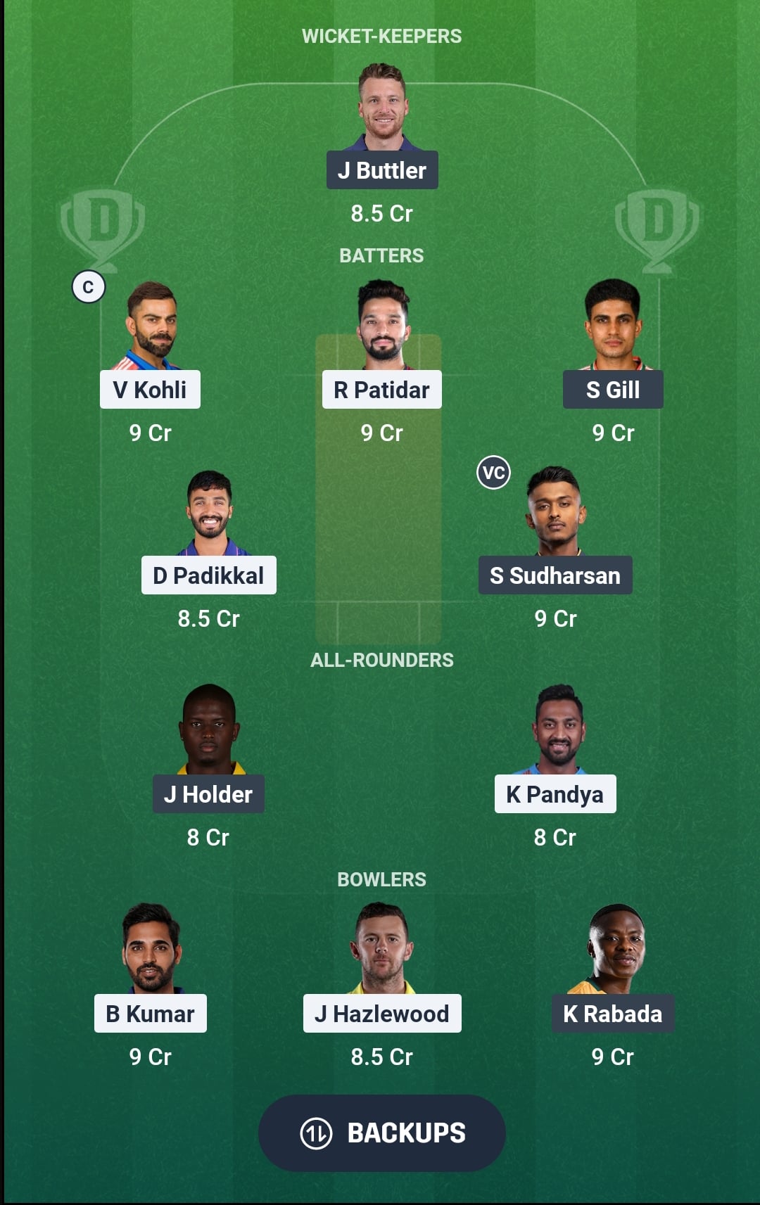 RCB vs GT Dream11 Prediction Fantasy Cricket Tips Dream11 Team IPL 2026