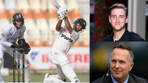 3 0 Michael Vaughan Stuart Broad Predict England To Whitewash Pakistan In Test Series