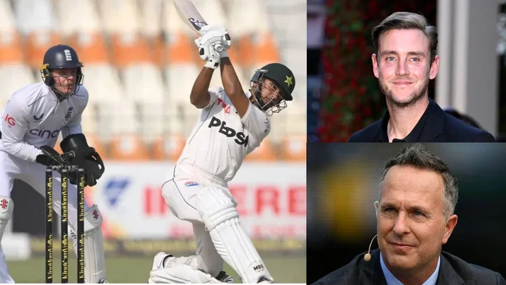 3 0 Michael Vaughan Stuart Broad Predict England To Whitewash Pakistan In Test Series
