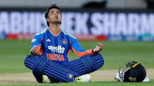 Abhishek Sharma Century Celebration
