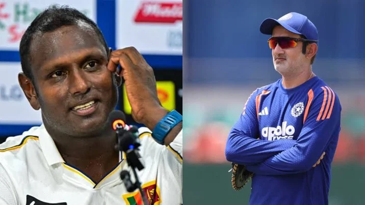 Angelo Mathews Reveals His Personal Chat With Gautam Gambhir On Live TV