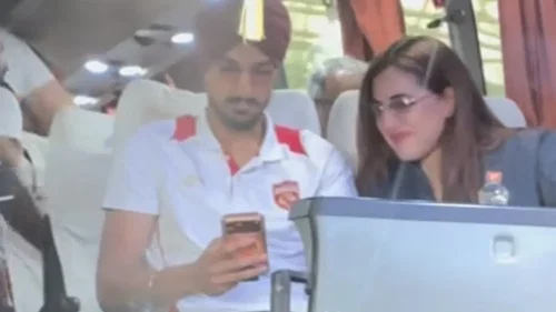 Arshdeep Singh With Samreen Kaur