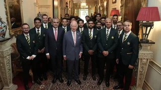 Babar Azam, Mohsin Naqvi & Other Pakistan Players Meet King Charles