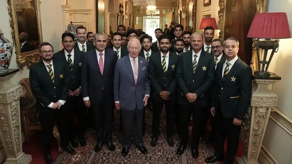 Babar Azam, Mohsin Naqvi & Other Pakistan Players Meet King Charles