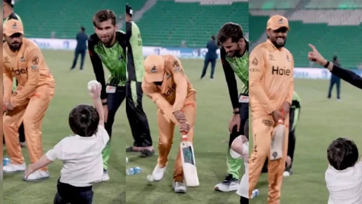 Babar Azam Dismissed By Shaheen Afridi Son