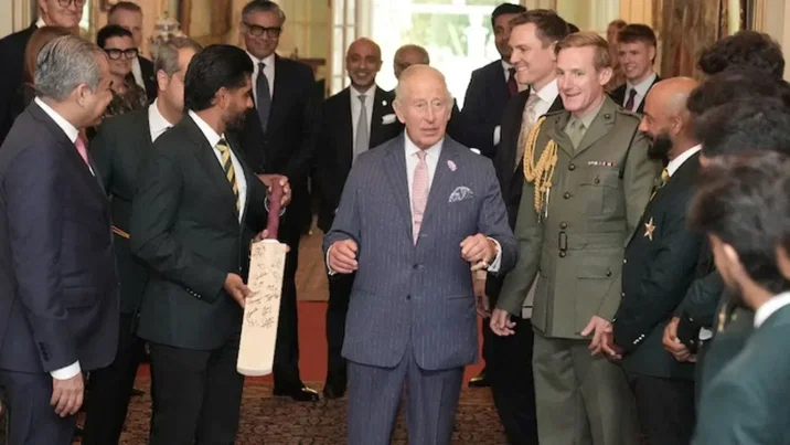 Babar Azam gifts signed Pakistan bat to King Charles
