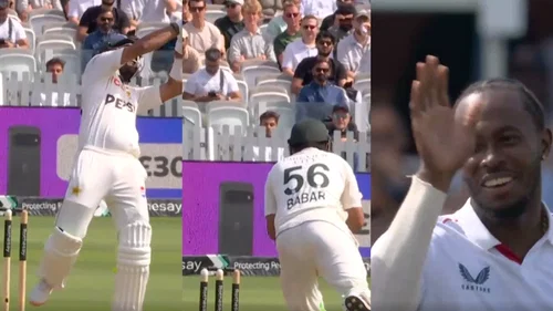 Babar Azam Rattled By Jofra Archer S Bouncer At Lord S Gets Out Embarrassingly