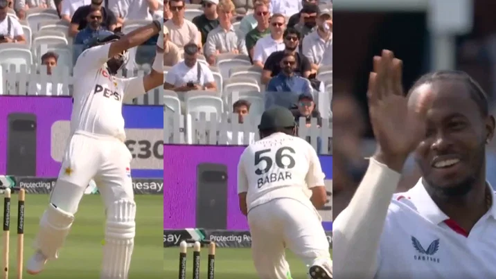 Babar Azam Rattled By Jofra Archer S Bouncer At Lord S Gets Out Embarrassingly