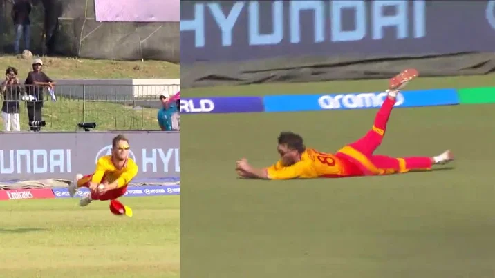 Brian Bennett Takes Best Catch Of T20 WC