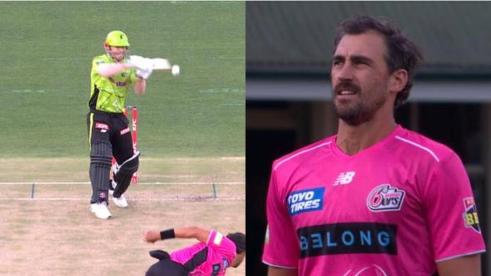David Warner And Mitchell Starc