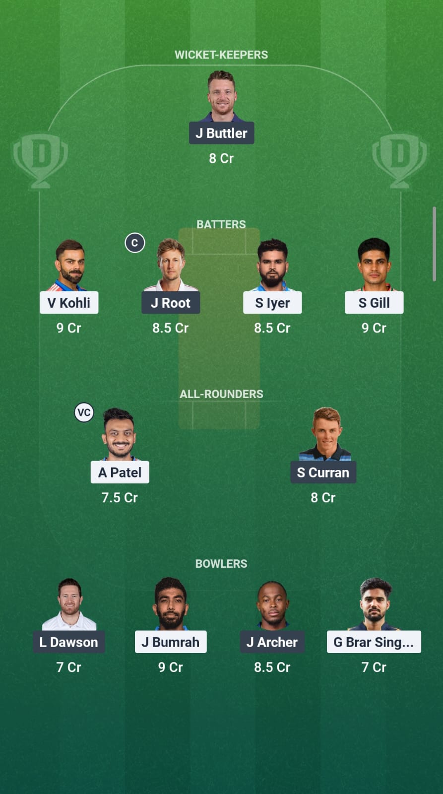 England vs India 1